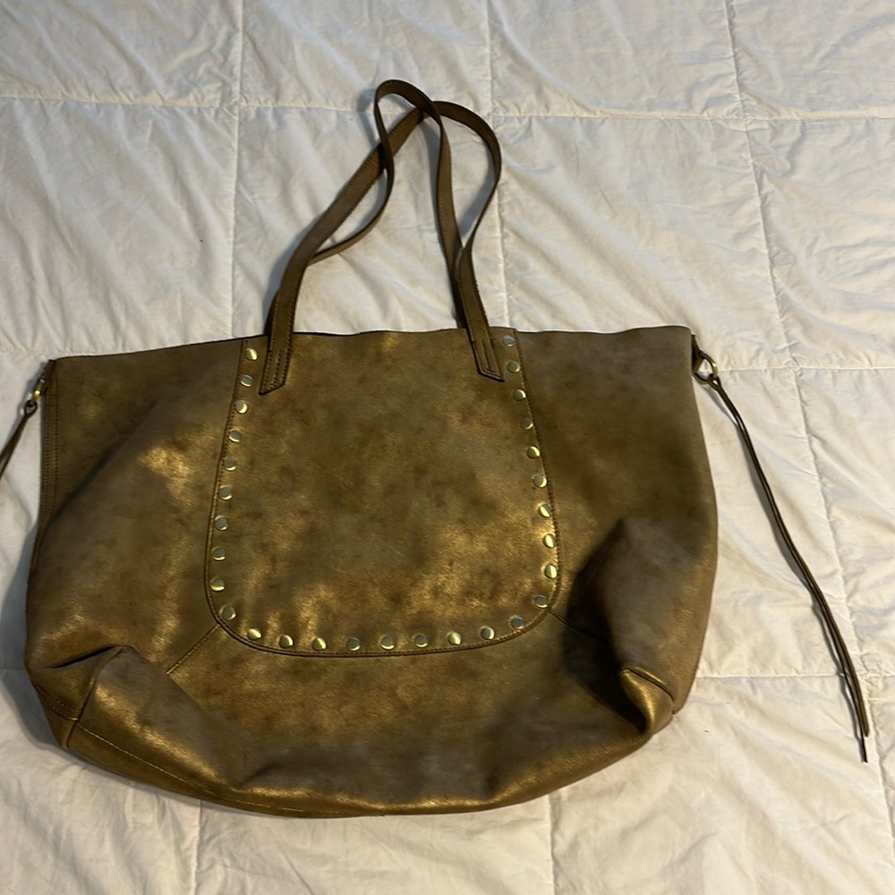 Gold Hobo brand purse